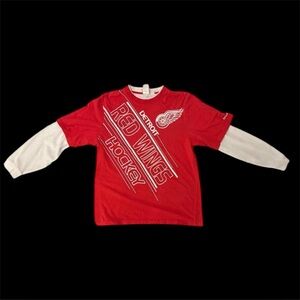 Y2K Reebok Detroit Red Wings Long Sleeve TSHIRT